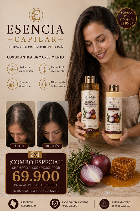 COMBO ANTICAIDA Y CRECIMIENTO 500 ML